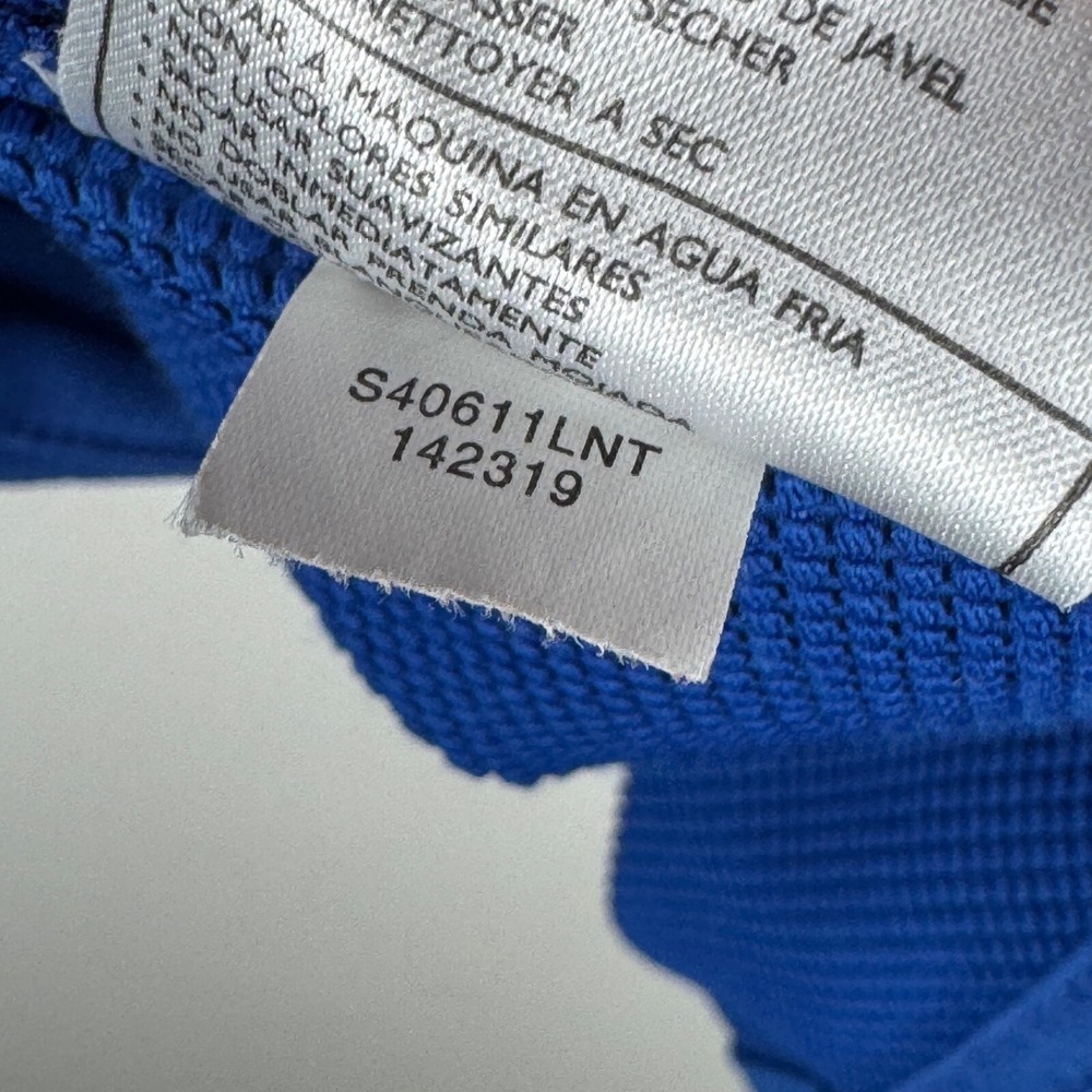 VTG Nike Sphere Windbreaker Jacket Men Large Blue Full Zip Gray Label 1990 90s - Picture 8 of 11